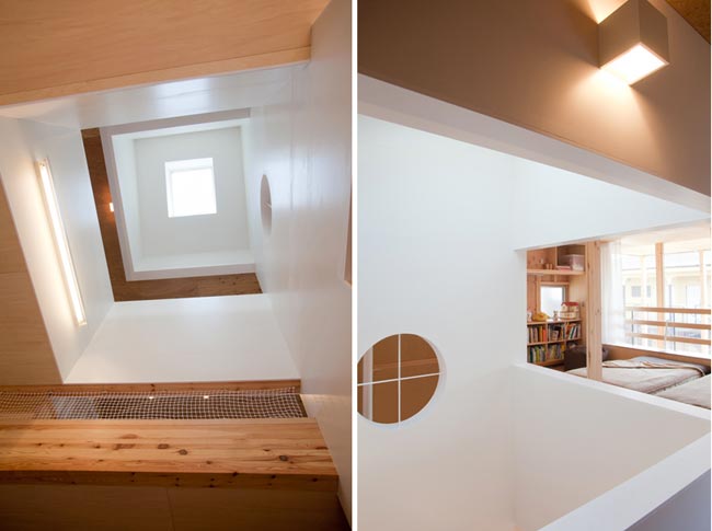 Maison design en bois escaliers